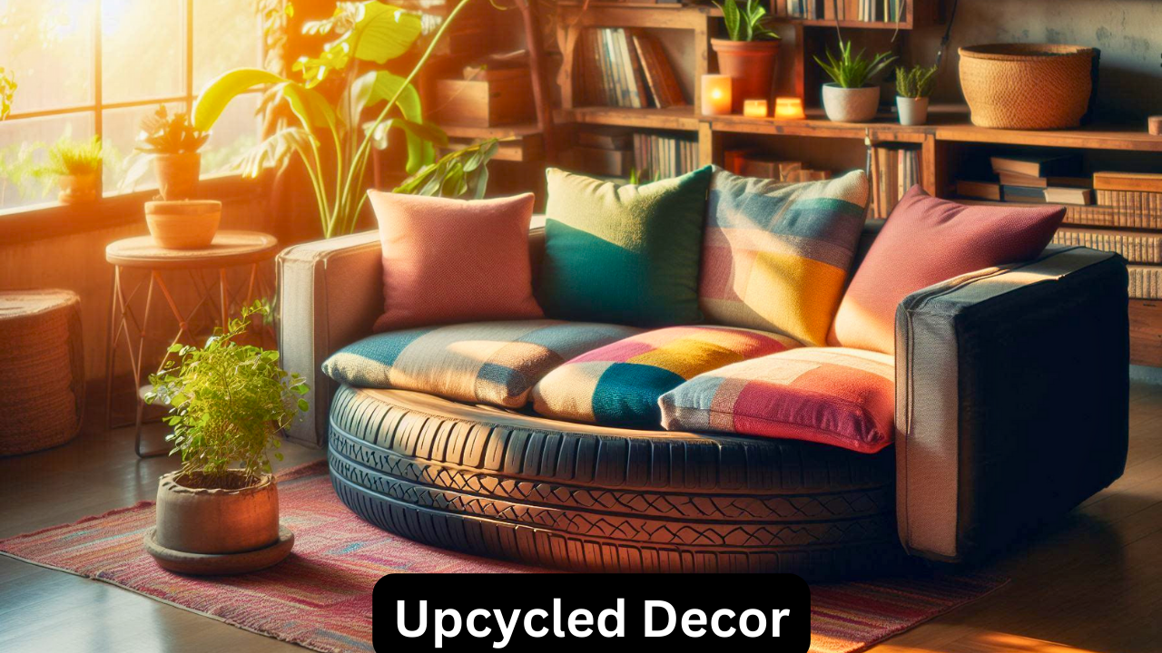 Sustainable Interior Design: Eco-Friendly Living Spaces :Upcycled Decor