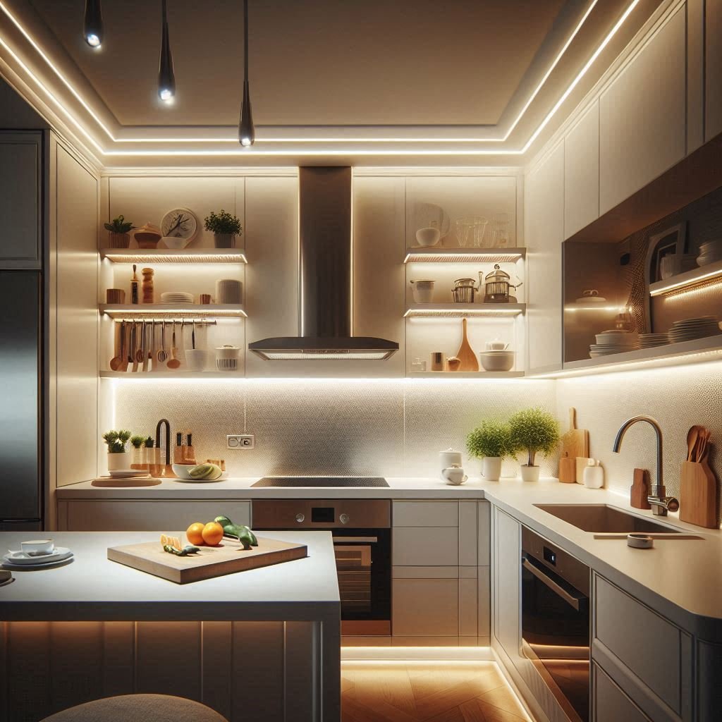 10 Cabinet Lighting Tips for a well-lit cabinet space.