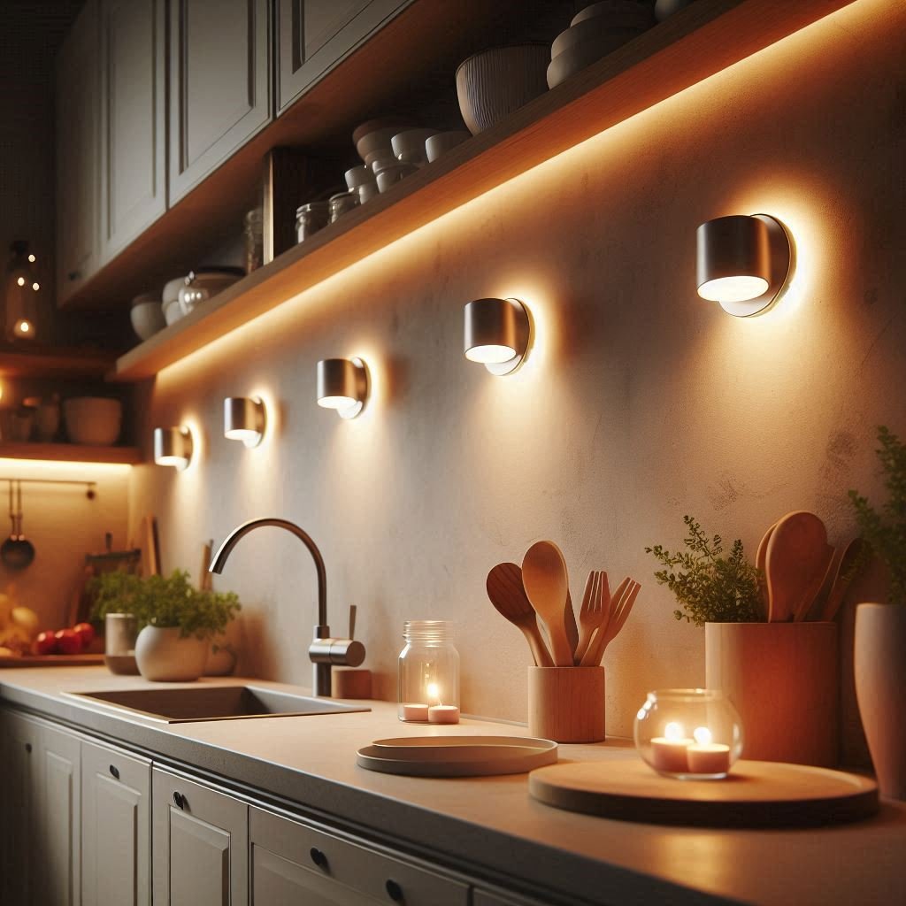 10 Cabinet Lighting Tips for a well-lit cabinet space.